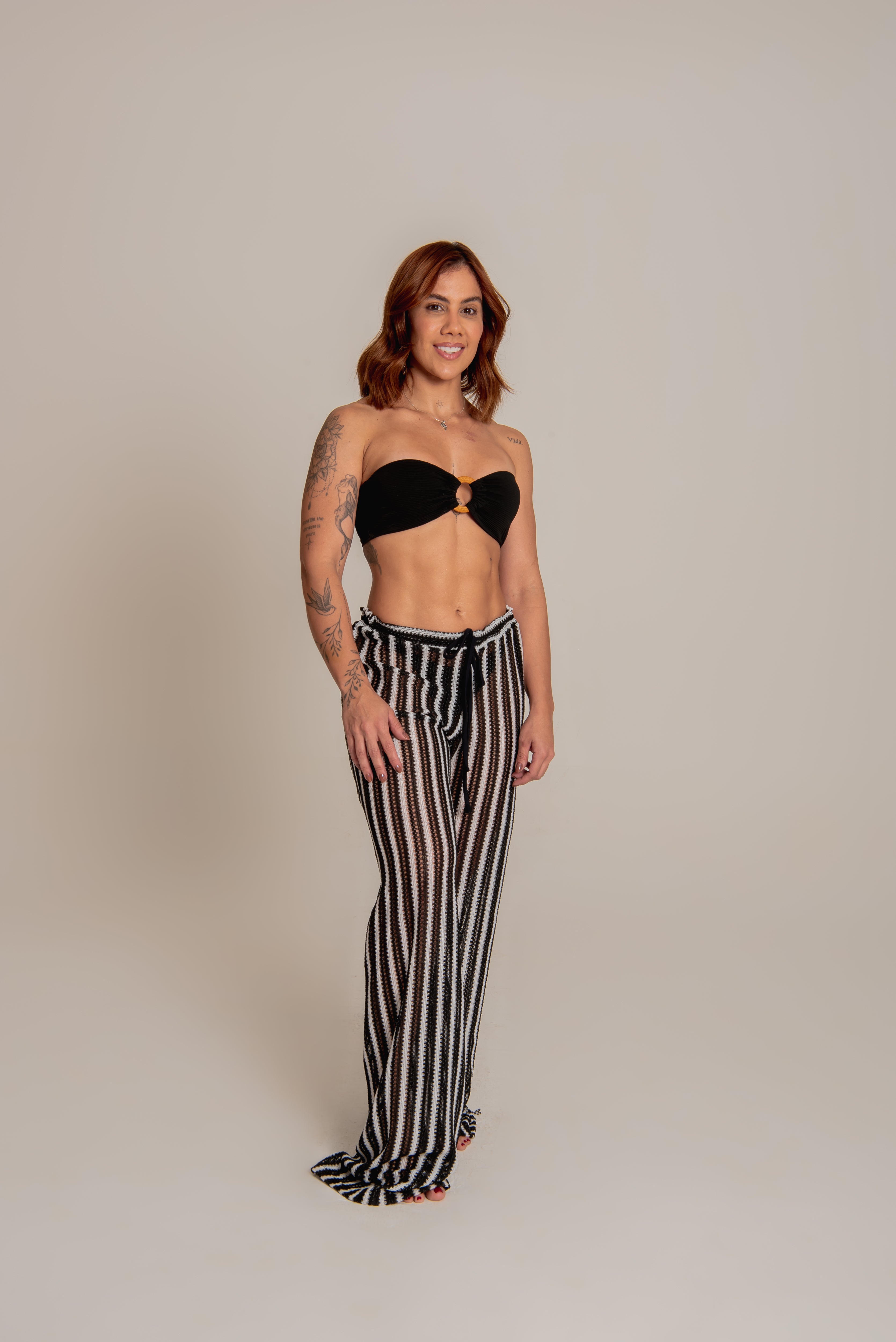 CALÇA TULUM PRETO COM OFF