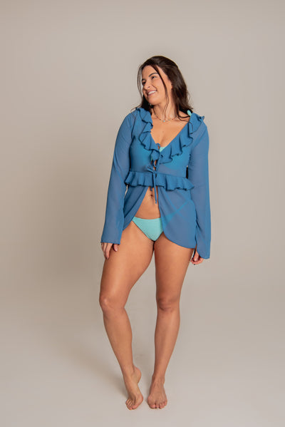 KIMONO COM BABADO
